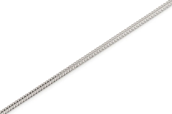 1mm franco 14k chain white color yellow 2