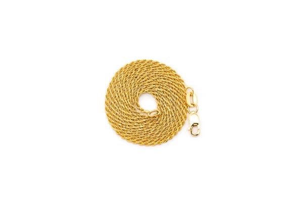 1mm rope 14k chain gold color yellow 3