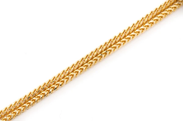 3mm franco 14k chain gold color yellow 2