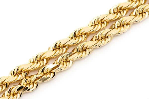 4mm rope 14k chain gold color yellow 2
