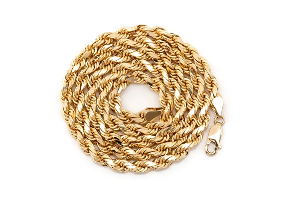 4mm rope 14k chain gold color yellow 3