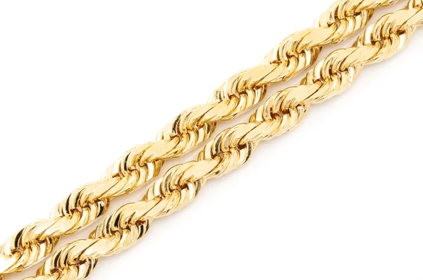 5mm rope 14k chain gold color yellow 2